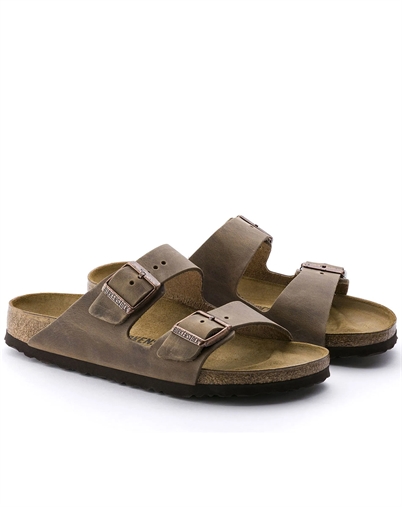 Arizona Oiled Leather Sandal - Tabacco Brown - Birkenstock